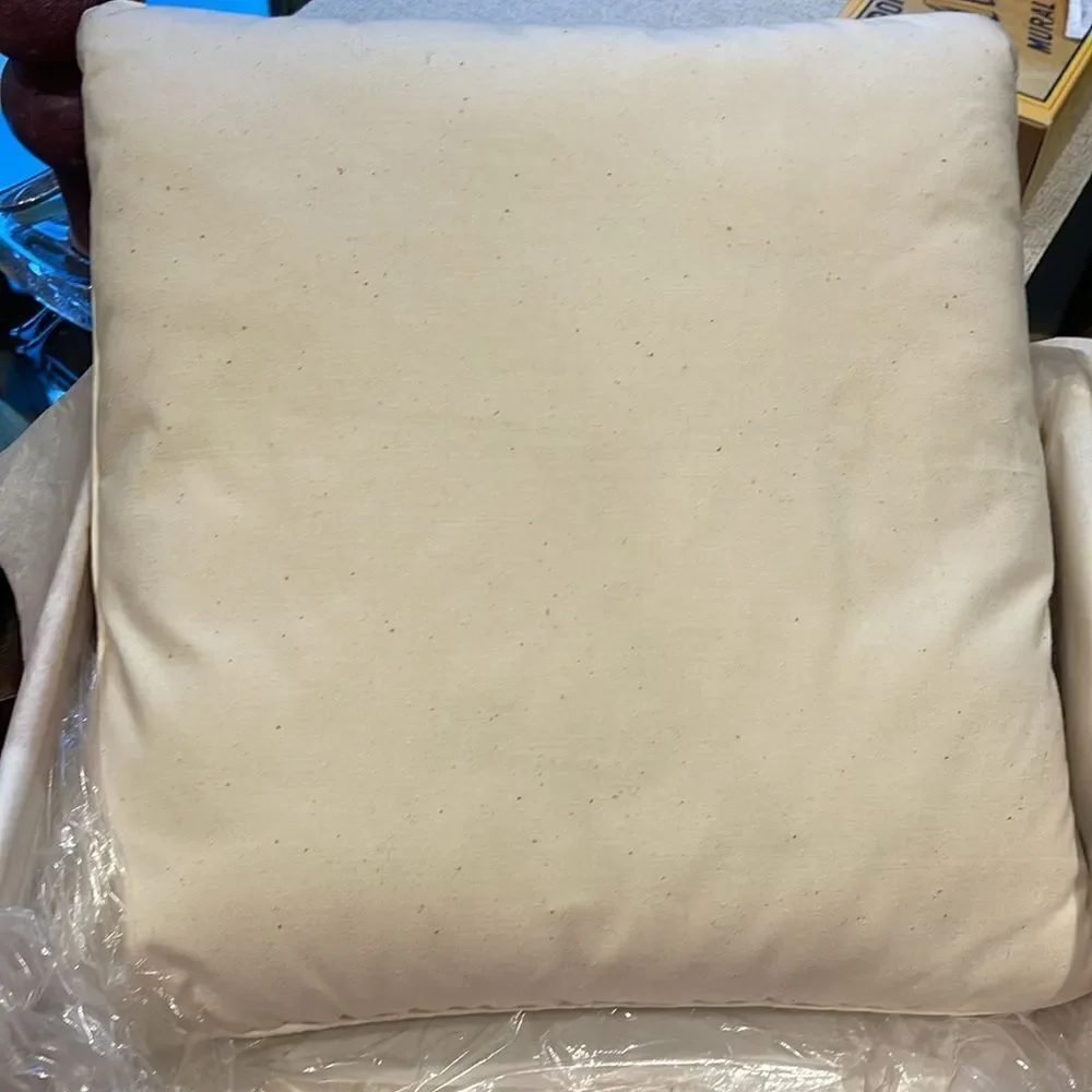 Beautiful vintage French knot pillow. Has been in bag and box so like new!